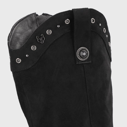 Bota Taco Negra Mujer 55301