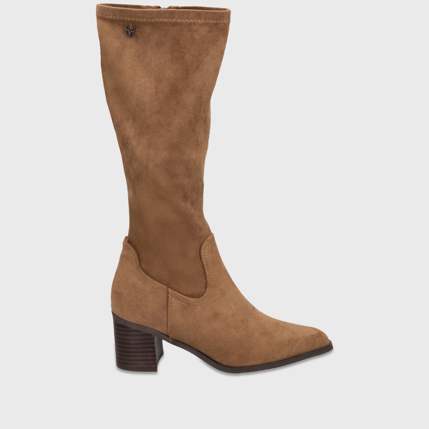 Bota Taco Beige Mujer 5530208
