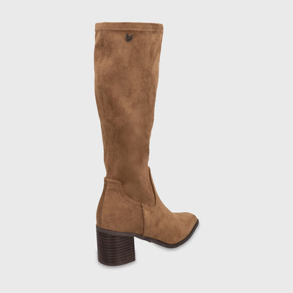 Bota Taco Beige Mujer 5530208