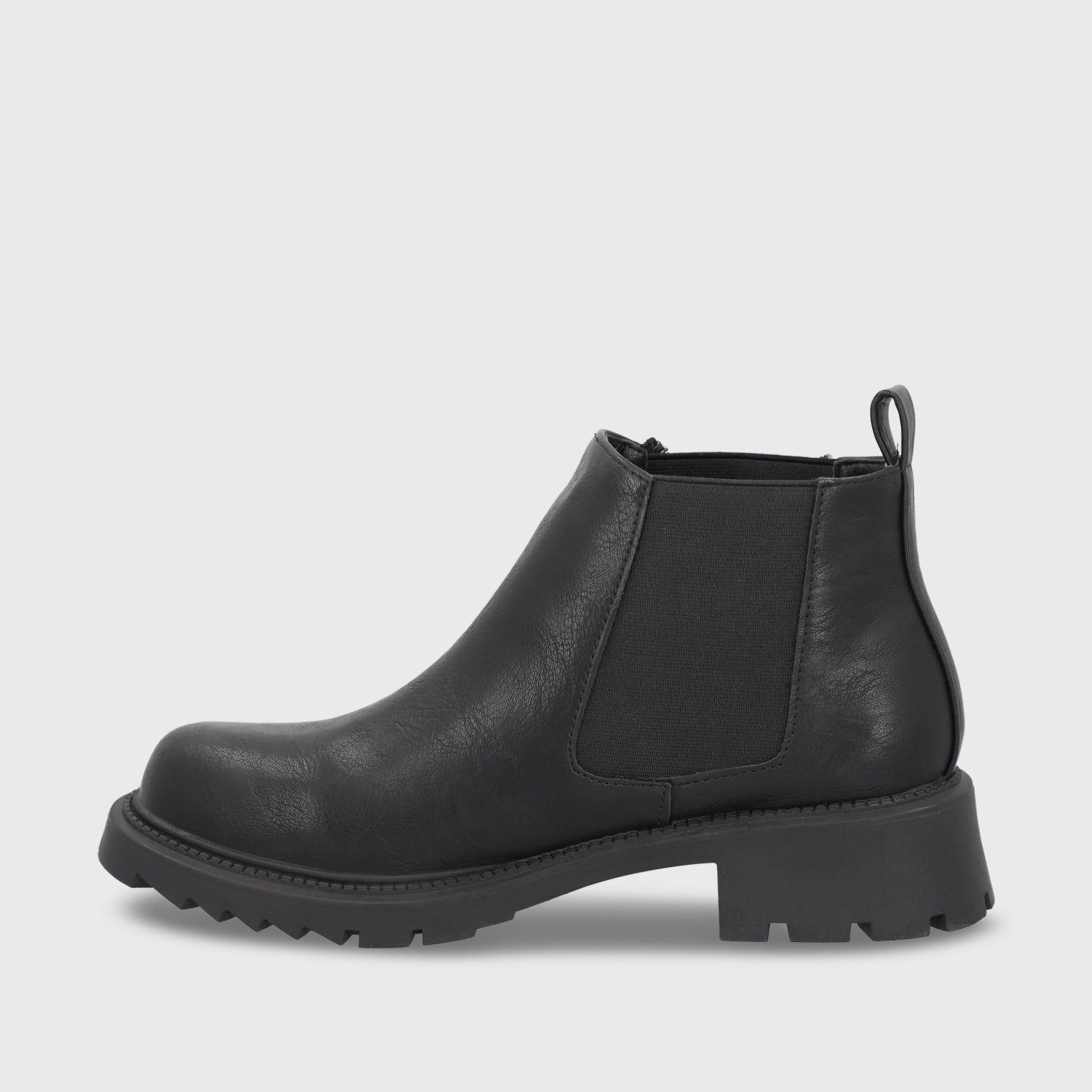 Botin Taco Negro Mujer 55330