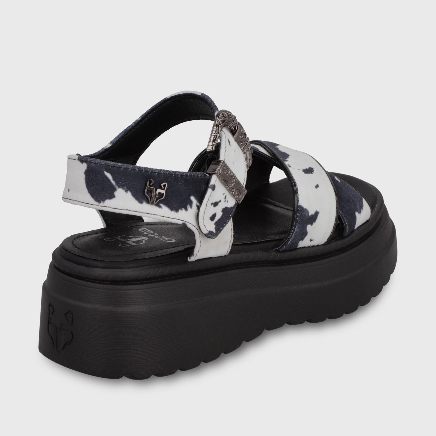Sandalia Plataforma Animal Print Mujer 55923