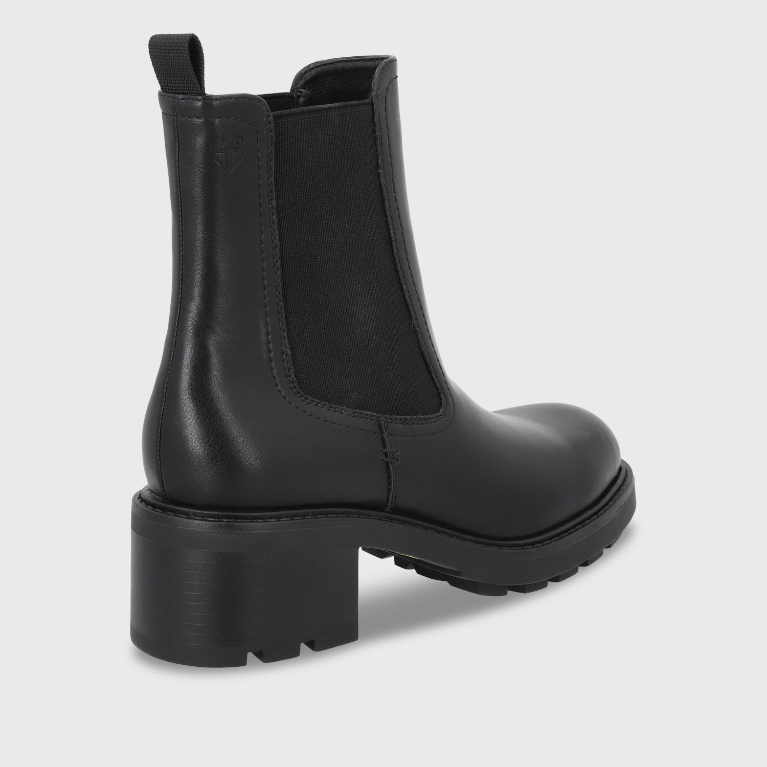 Botin Plataforma Negro Mujer 56041