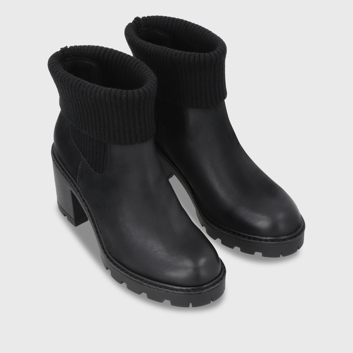 Botin Taco Negro Mujer 56050