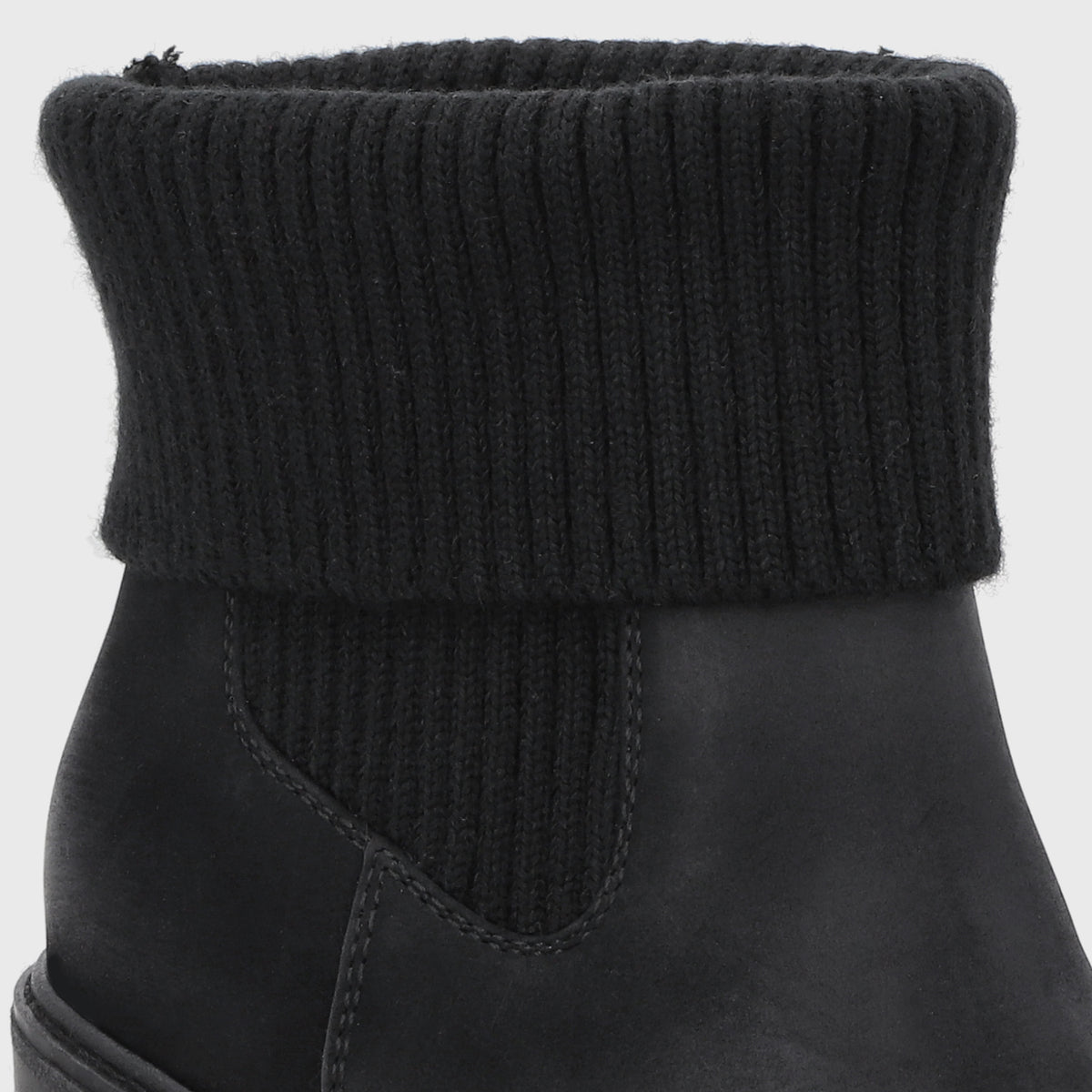 Botin Taco Negro Mujer 56050
