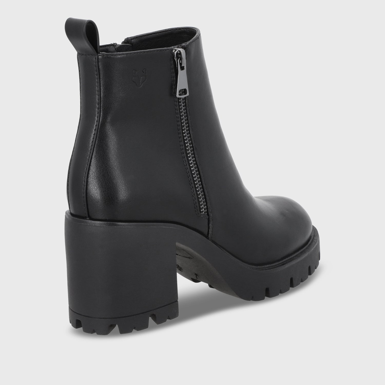 Botin Taco Negro Mujer 56061