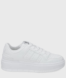 Zapatilla Plataforma Blanca Mujer 58030