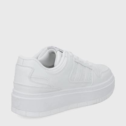 Zapatilla Plataforma Blanca Mujer 58030