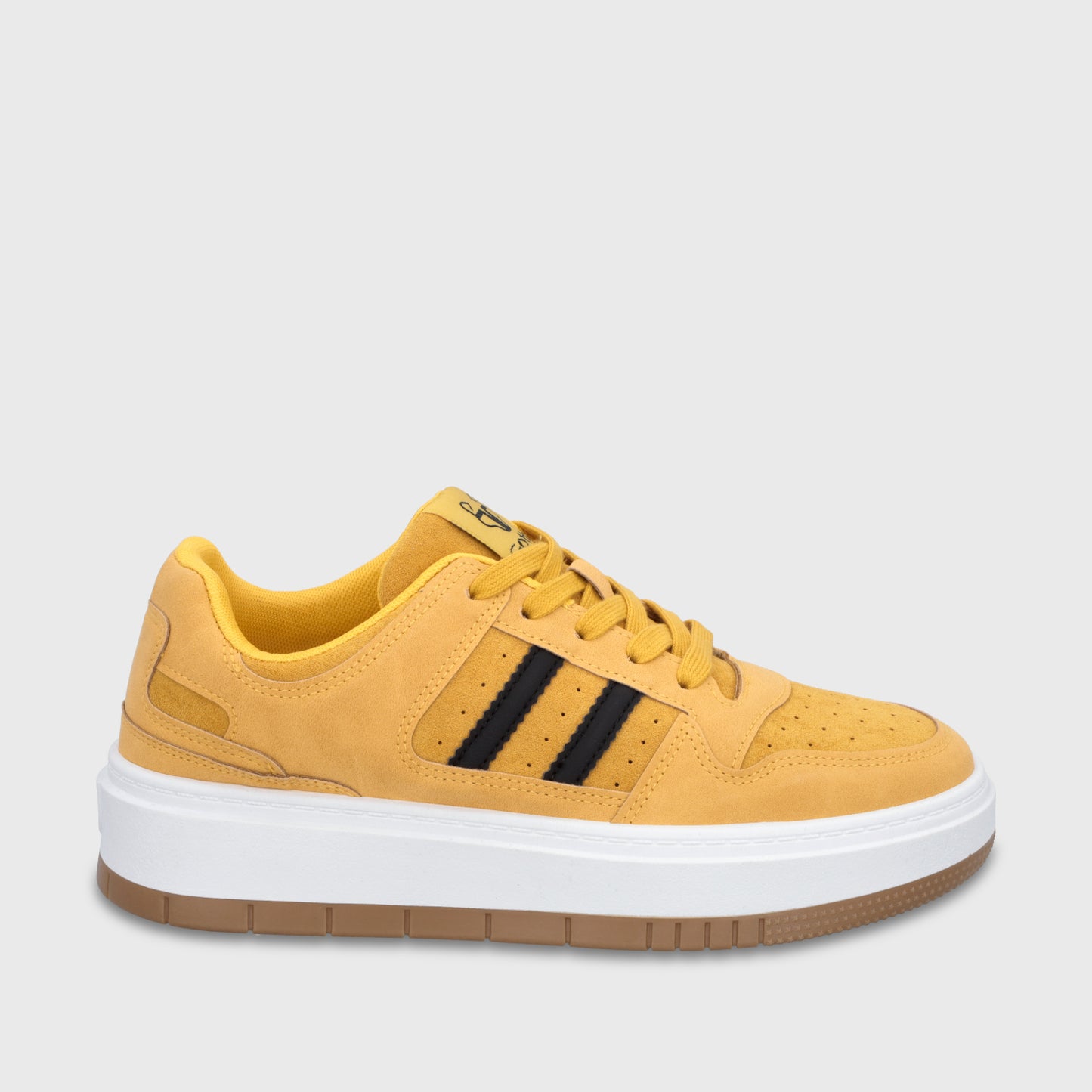 Zapatillas Plataforma Amarilla Mujer 58030