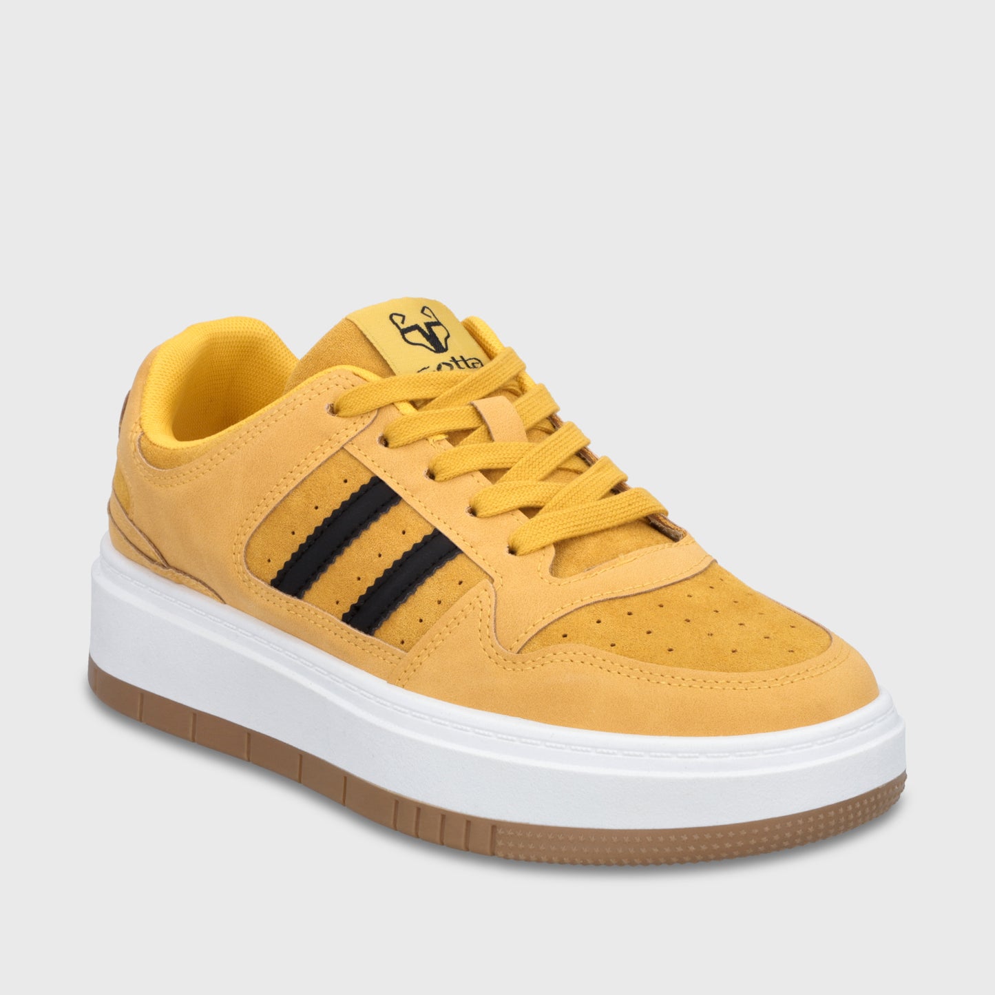 Zapatillas Plataforma Amarilla Mujer 58030