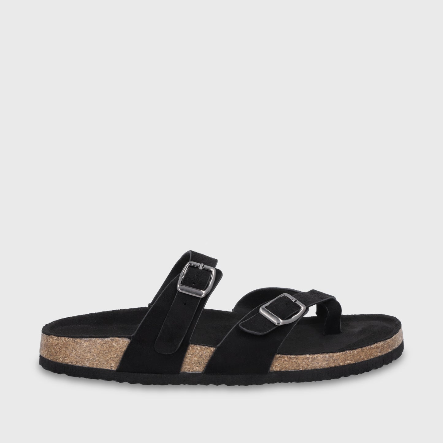 Sandalia Negra Mujer 62080