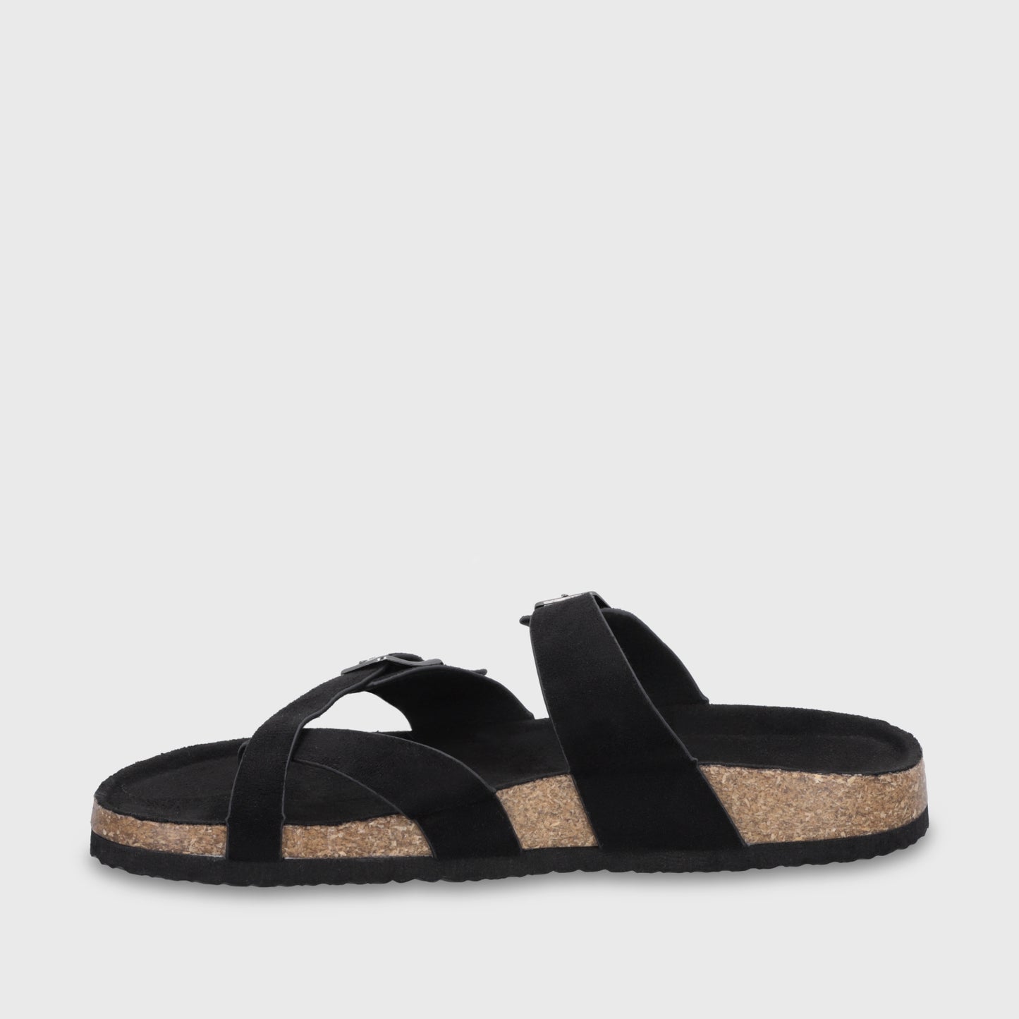 Sandalia Negra Mujer 62080