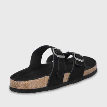 Sandalia Negra Mujer 62080