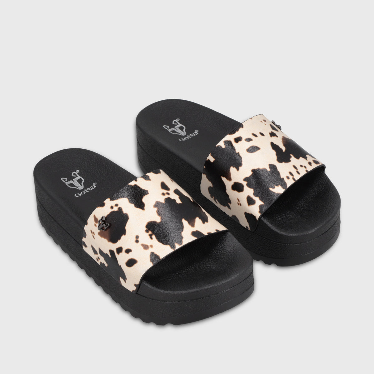 Sandalia Plataforma Animal Print Mujer 64020