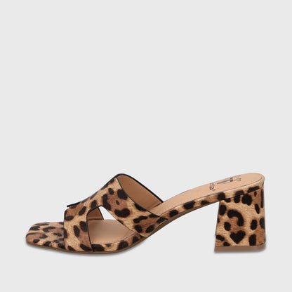 Sandalia Taco Animal Print Mujer 64030