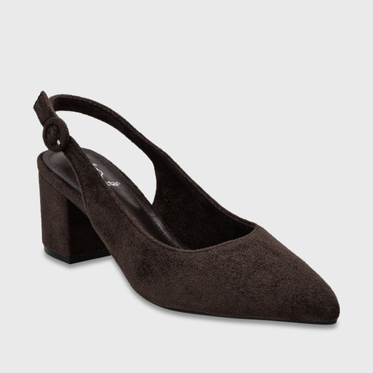 Zapato Taco Café Mujer 64040