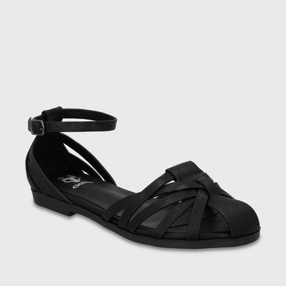 Sandalia Negra Mujer 64161