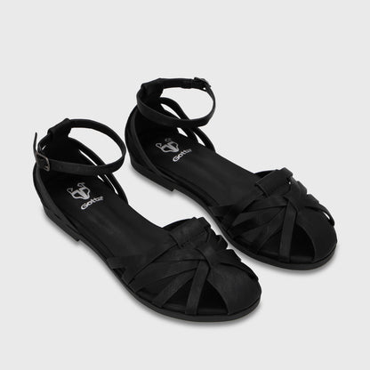 Sandalia Negra Mujer 64161