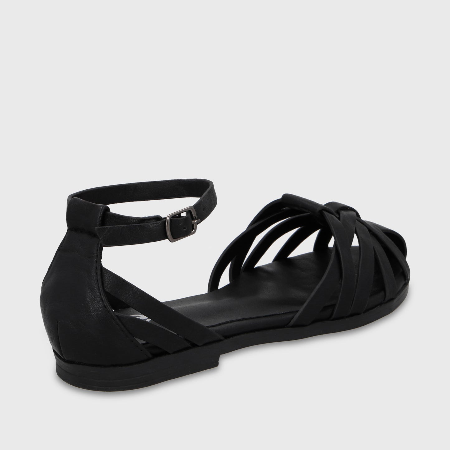 Sandalia Negra Mujer 64161