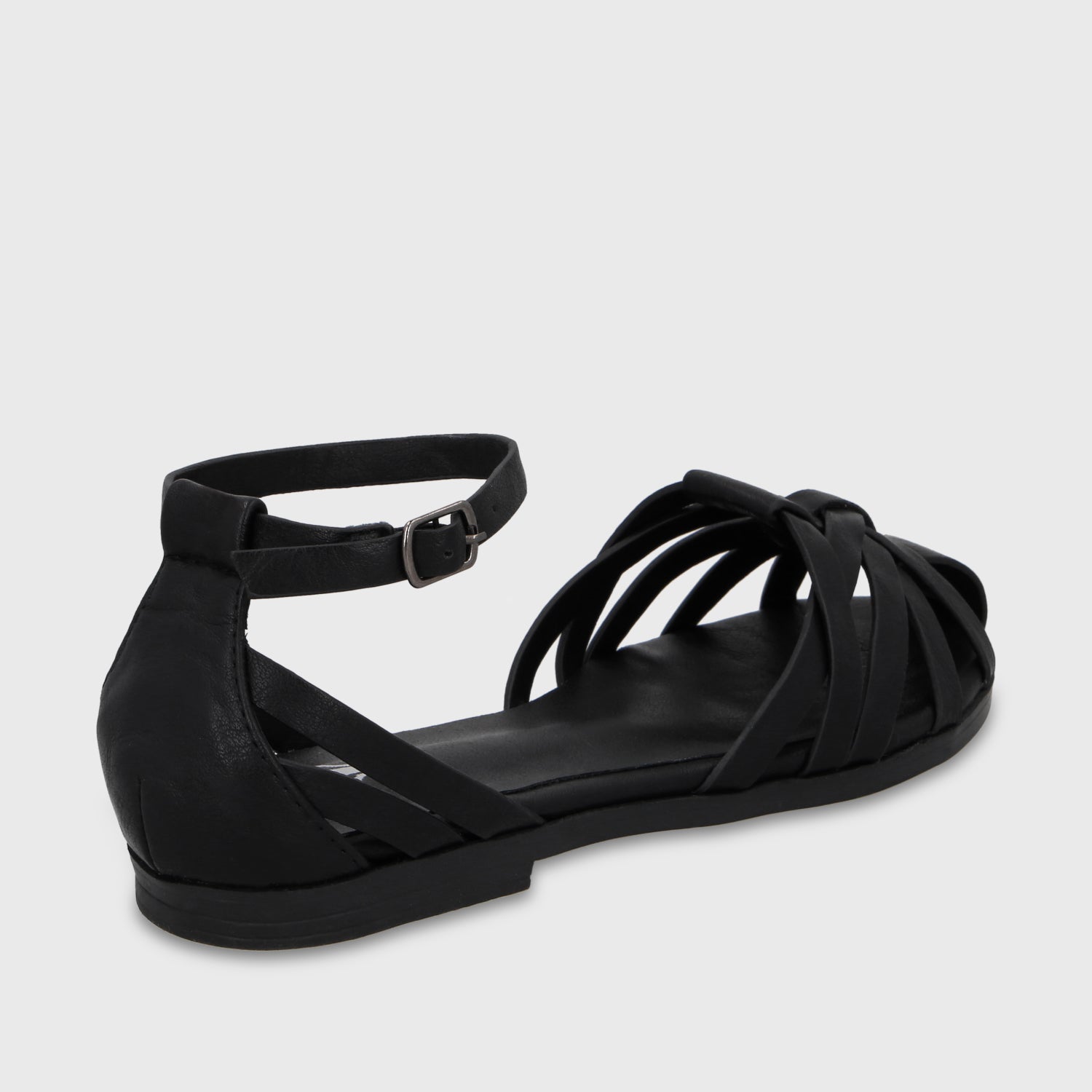 Sandalia Negra Mujer 64161