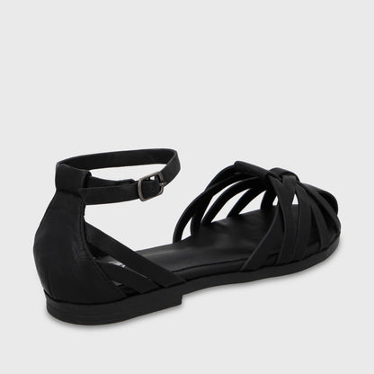 Sandalia Negra Mujer 64161
