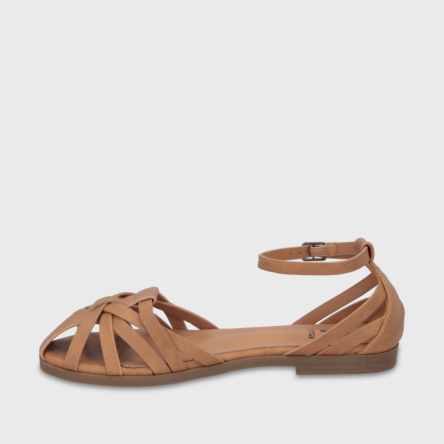 Sandalia Camel Mujer 64061