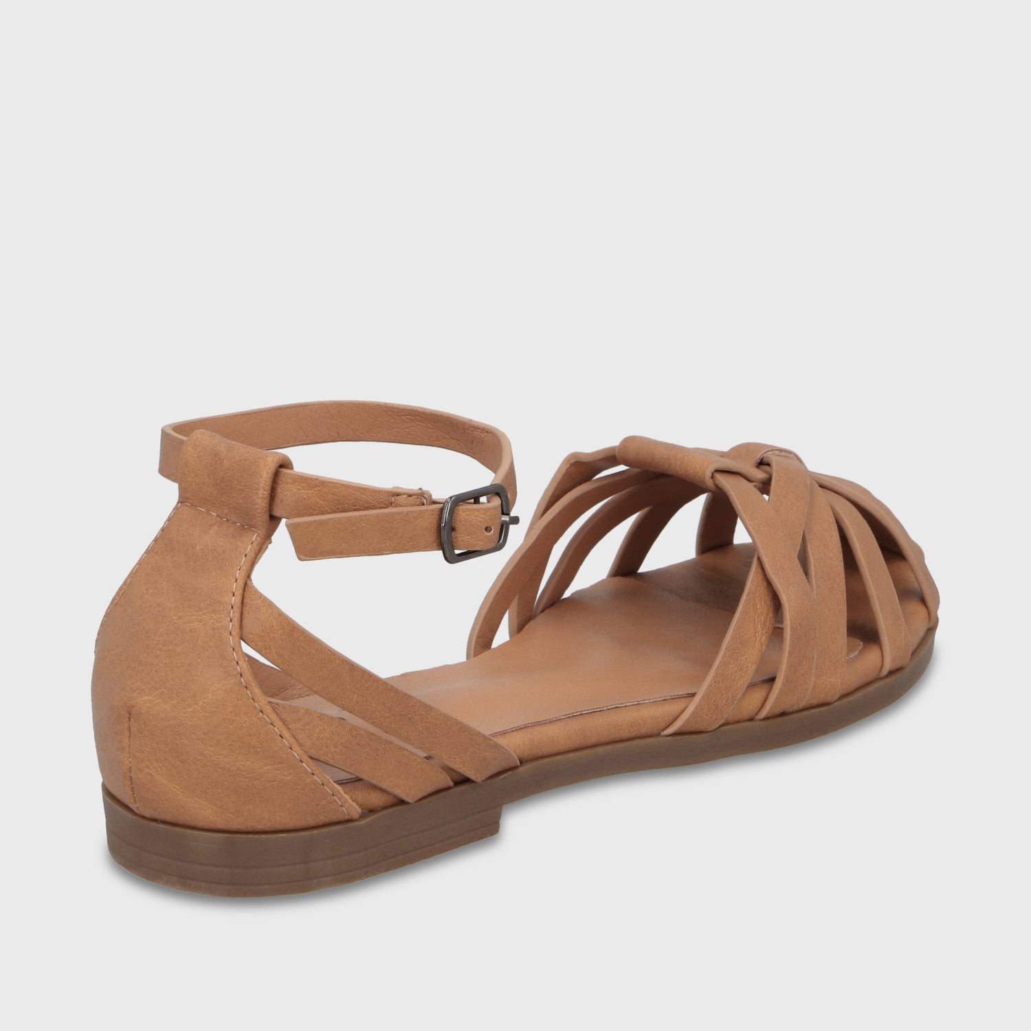 Sandalia Camel Mujer 64061