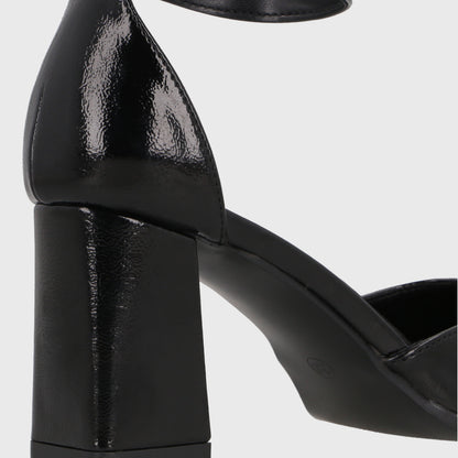 Zapato Taco Negro Mujer 64090