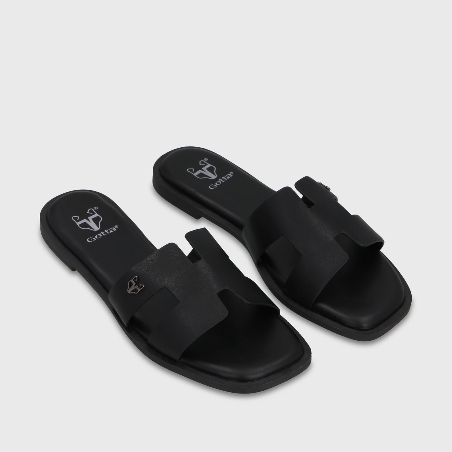 Sandalia Negra Mujer 64110