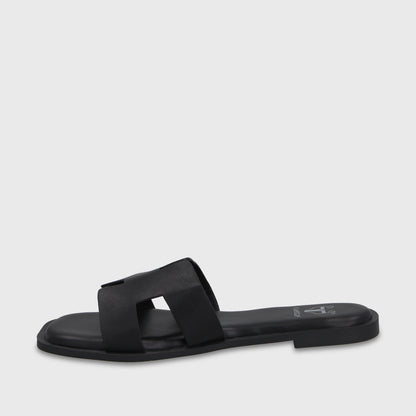 Sandalia Negra Mujer 64110