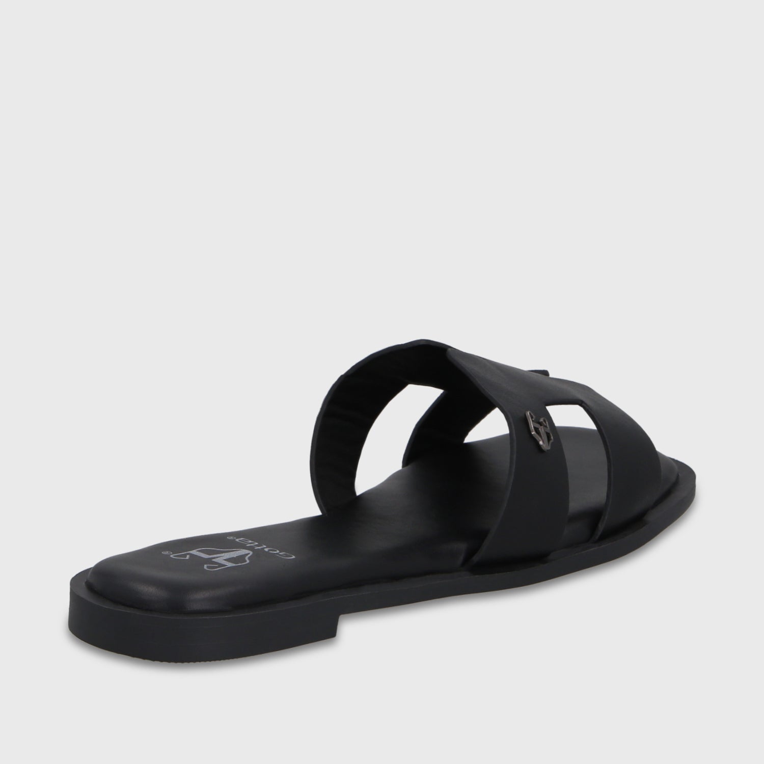 Sandalia Negra Mujer 64110