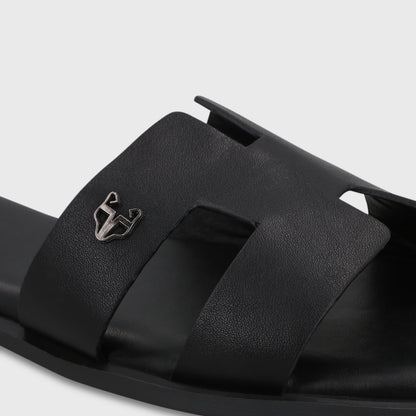 Sandalia Negra Mujer 64110