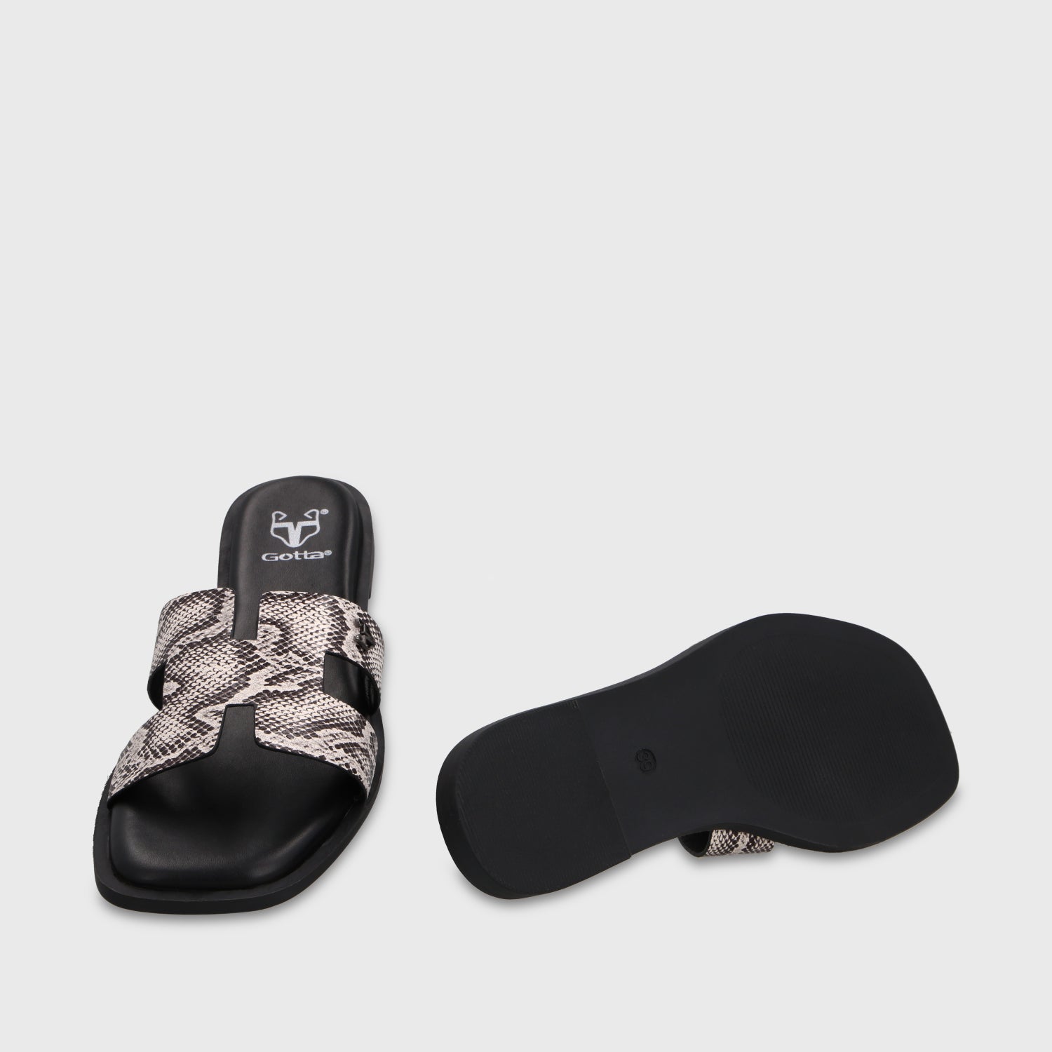 Sandalia Negra Mujer 64110