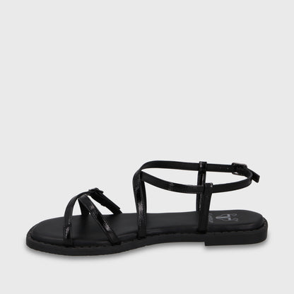 Sandalia Negra Mujer 64130