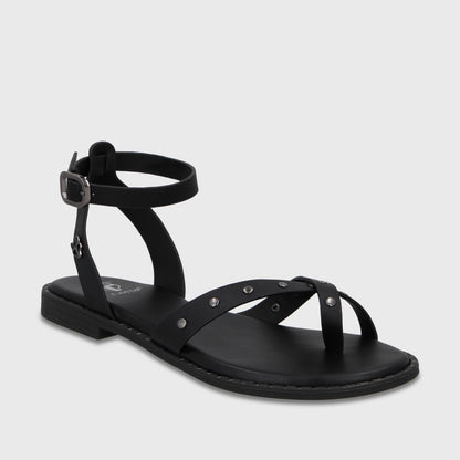 Sandalia Negra Mujer 64140
