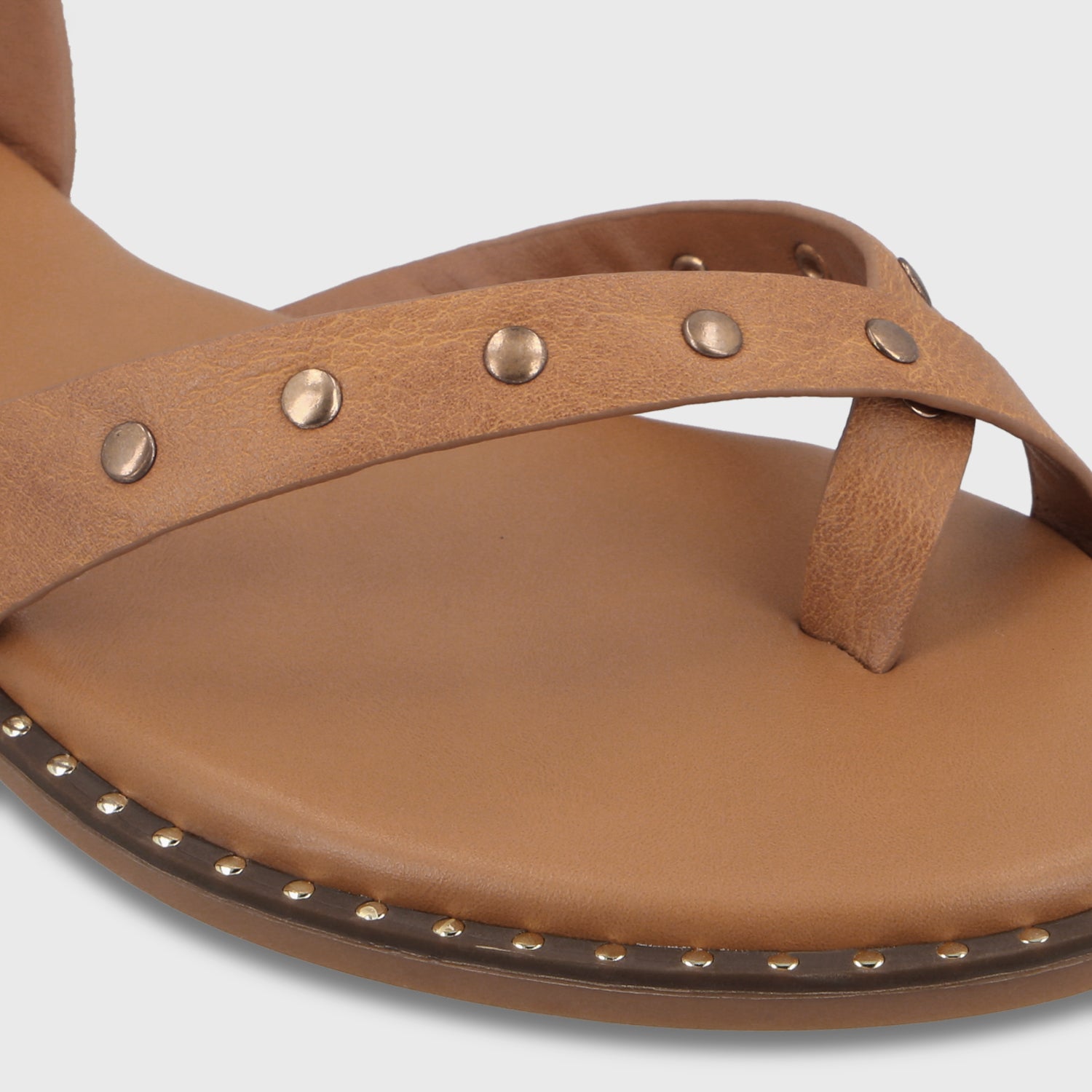 Sandalia Camel Mujer 64140