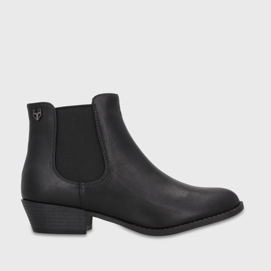 Botin Taco Negro Mujer 6418001