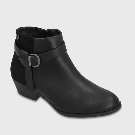 Botin Taco Negro Mujer 6418101