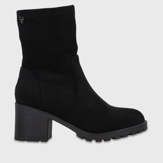 Botin Taco Negro Mujer 6419001