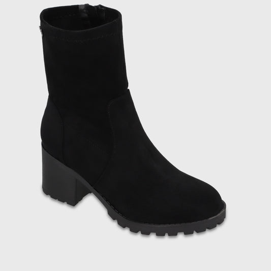 Botin Taco Negro Mujer 6419001