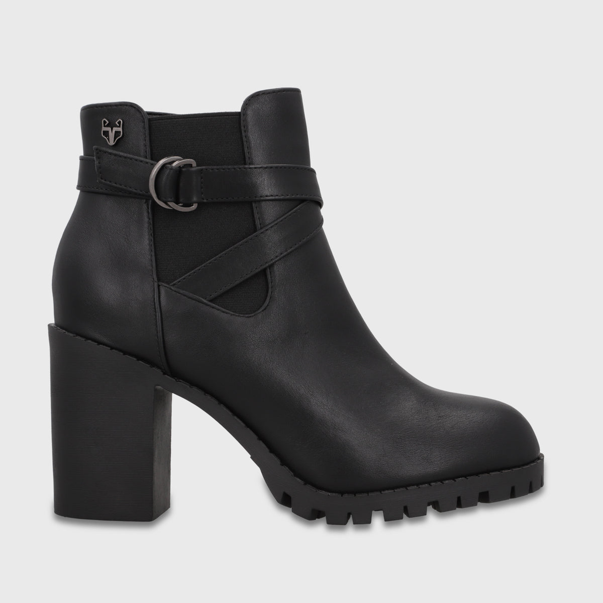 Botin Taco Negro Mujer 6422001