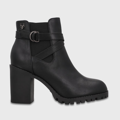 Botin Taco Negro Mujer 6422001
