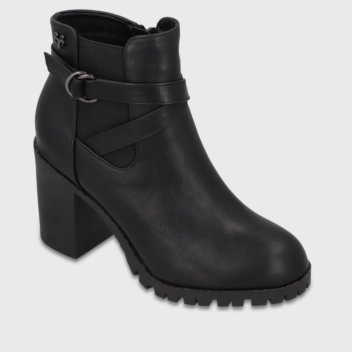 Botin Taco Negro Mujer 6422001