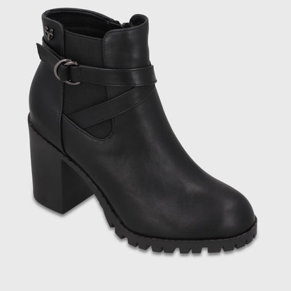 Botin Taco Negro Mujer 6422001