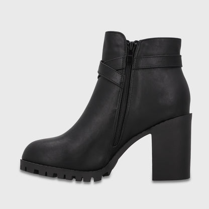 Botin Taco Negro Mujer 6422001