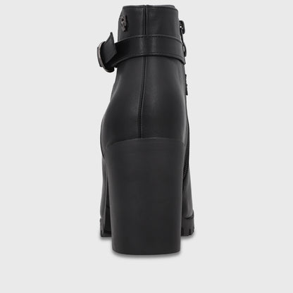 Botin Taco Negro Mujer 6422001