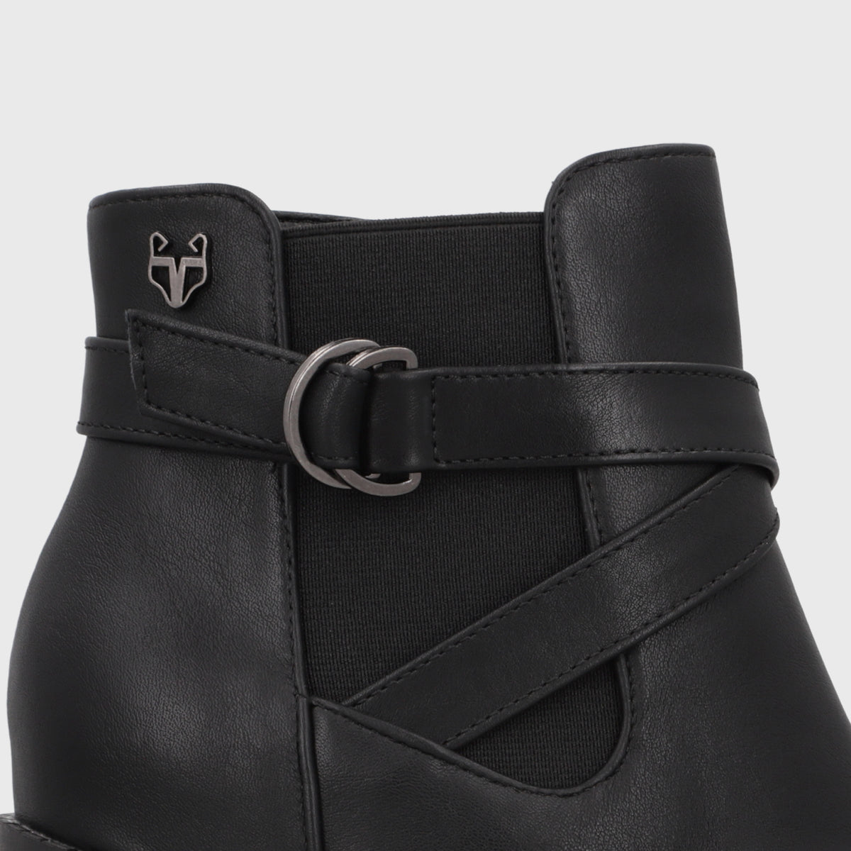 Botin Taco Negro Mujer 6422001