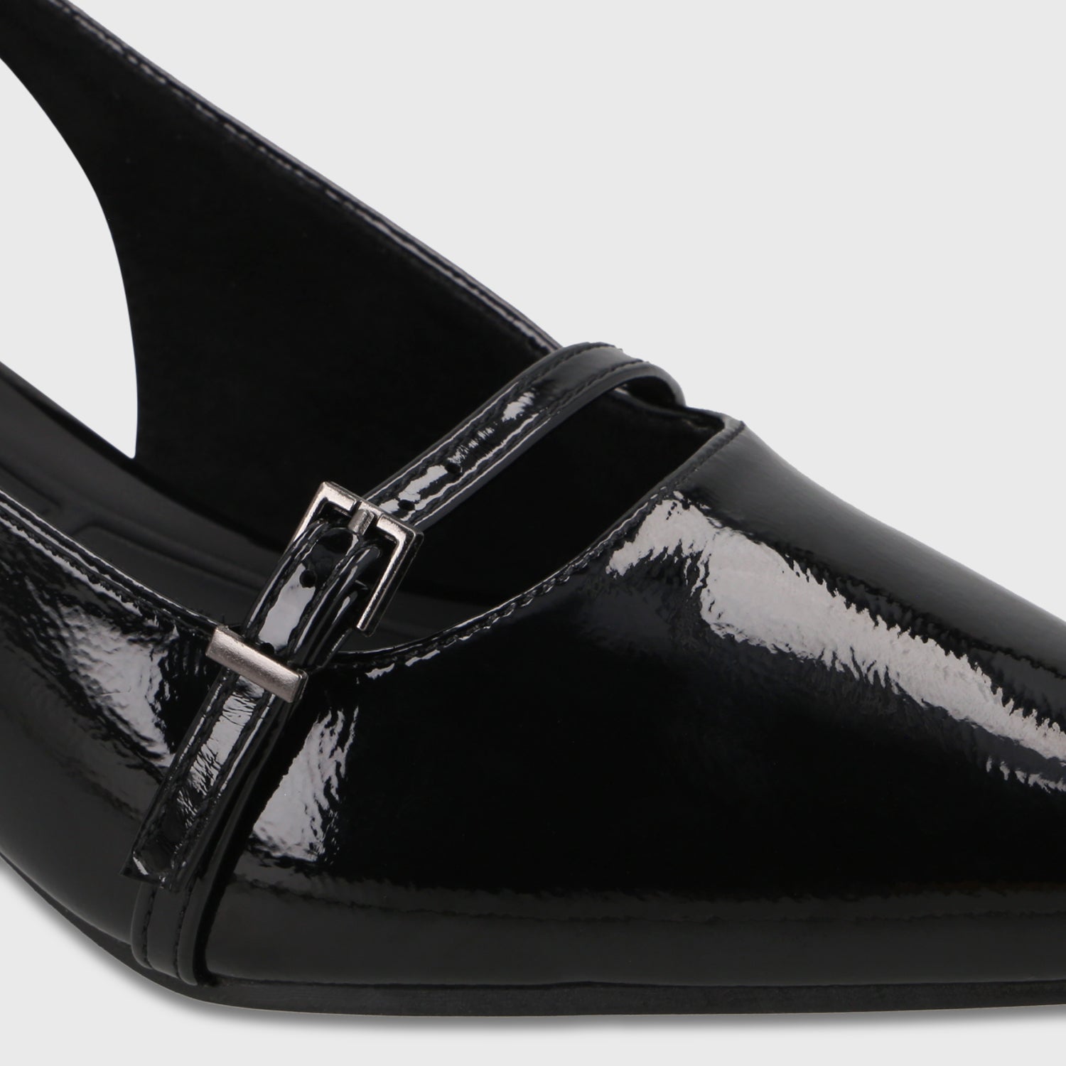 Zapato Taco Negro Mujer 64800