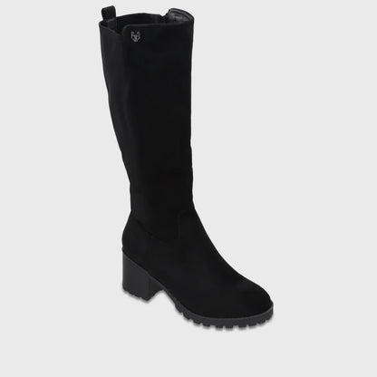 Bota Taco Negra Mujer 6519101