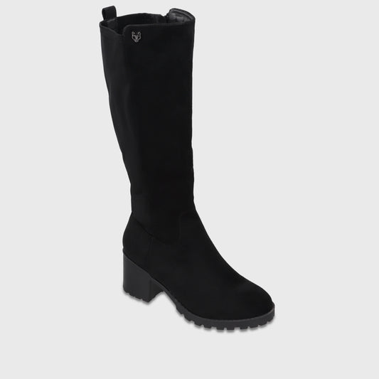 Bota Taco Negra Mujer 6519101