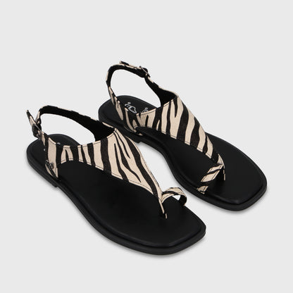 Sandalia Animal Print Mujer 65681
